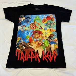 Trippie Red Officially Licensed Black Crew Neck Rap T-shirt Size XSmall